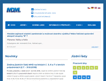 Tablet Screenshot of mdml.cz